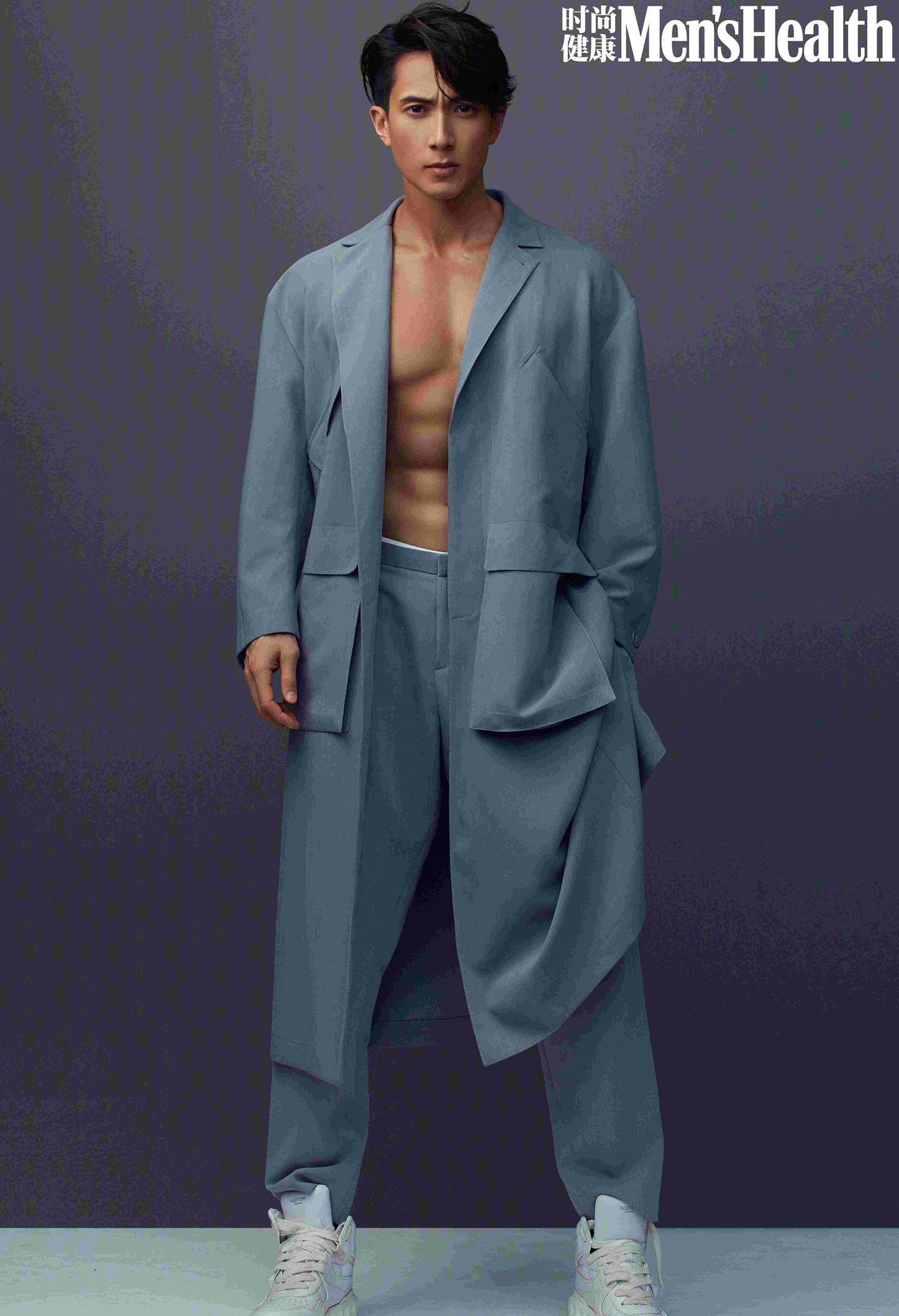 吴尊《男士健康》8月杂志新封面时尚大片晒身材