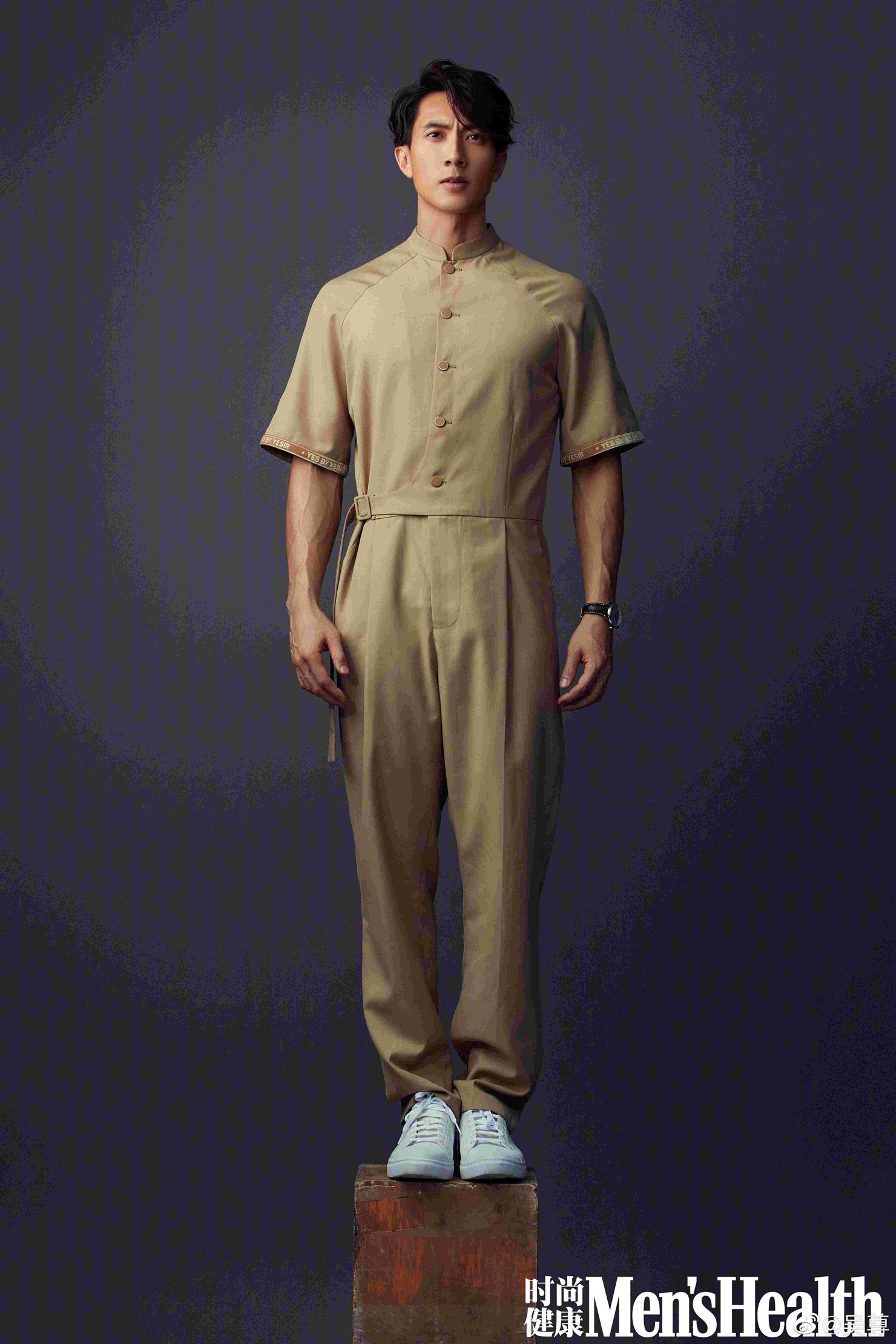 吴尊《男士健康》8月杂志新封面时尚大片晒身材