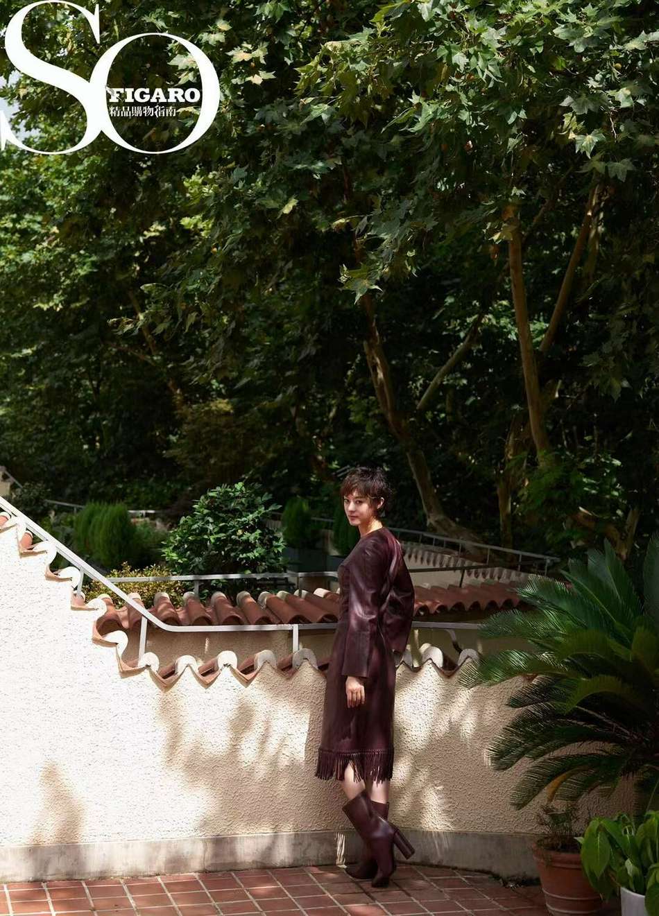 孙俪静谧自处舒适惬意杂志写真