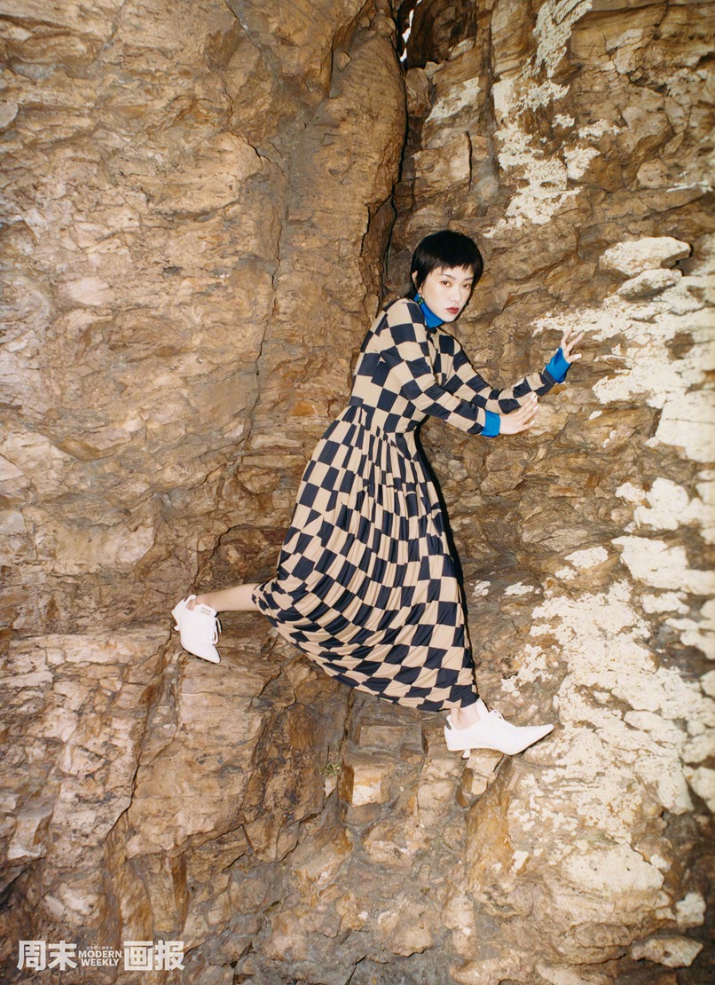 郭采洁有多喜欢羊和草原最新游牧大片