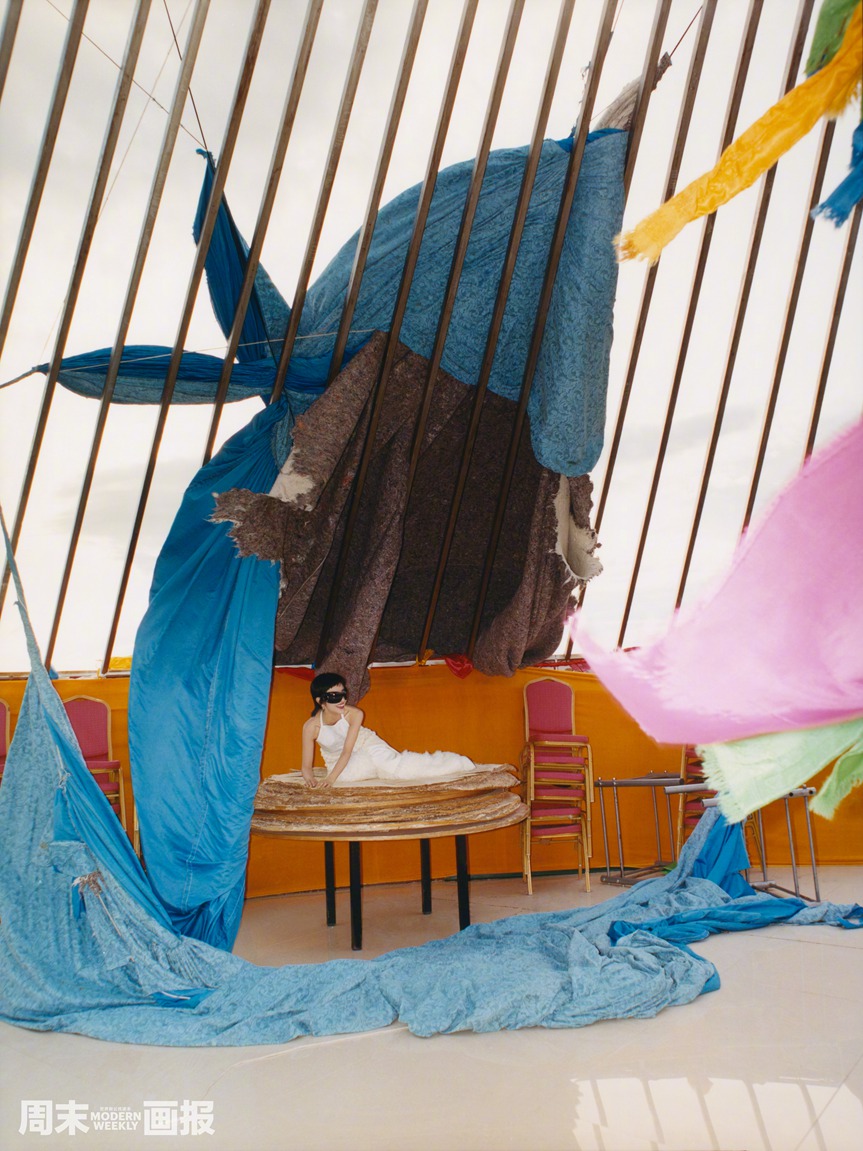 郭采洁有多喜欢羊和草原最新游牧大片