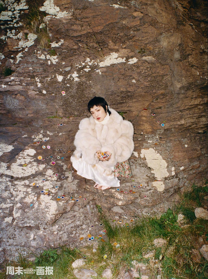 郭采洁有多喜欢羊和草原最新游牧大片