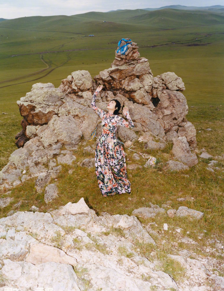 郭采洁有多喜欢羊和草原最新游牧大片