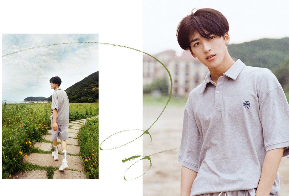 何洛洛蘑菇头造型海边胶片大片