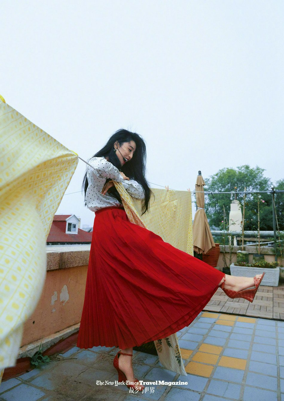 范冰冰复古造型化身摩登女郎写真