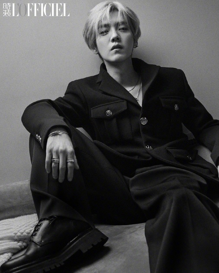 鹿晗时装L’OFFICIEL 9月刊内页大片