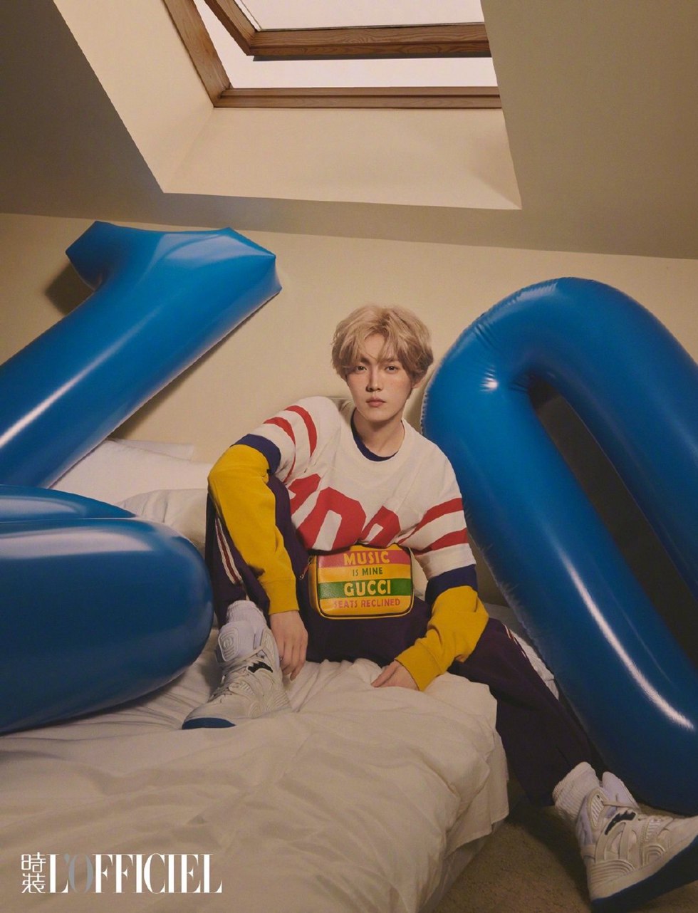 鹿晗时装L’OFFICIEL 9月刊内页大片