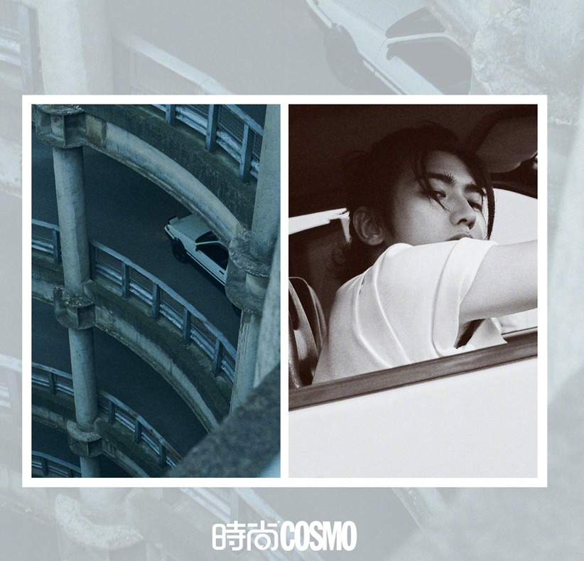 蔡徐坤时尚cosmo十月刊硬汉封面造型写真