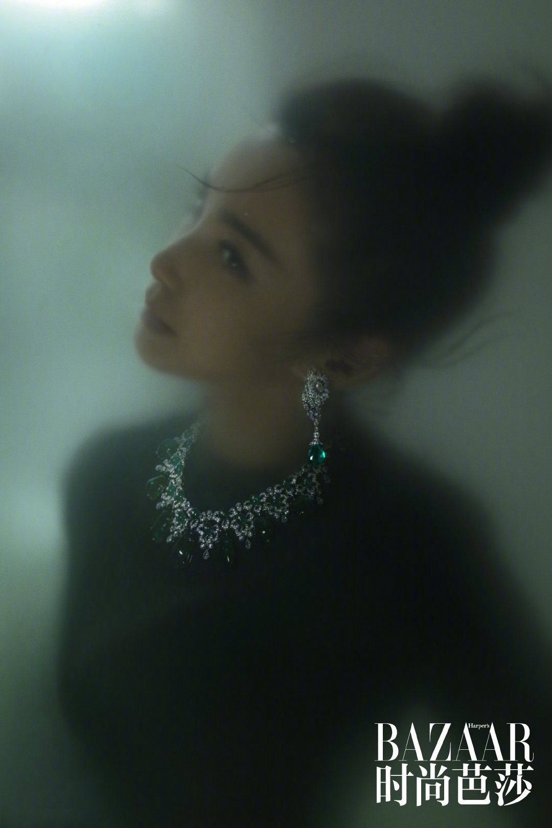 李冰冰陈坤气场十足芭莎合体封面高清照片