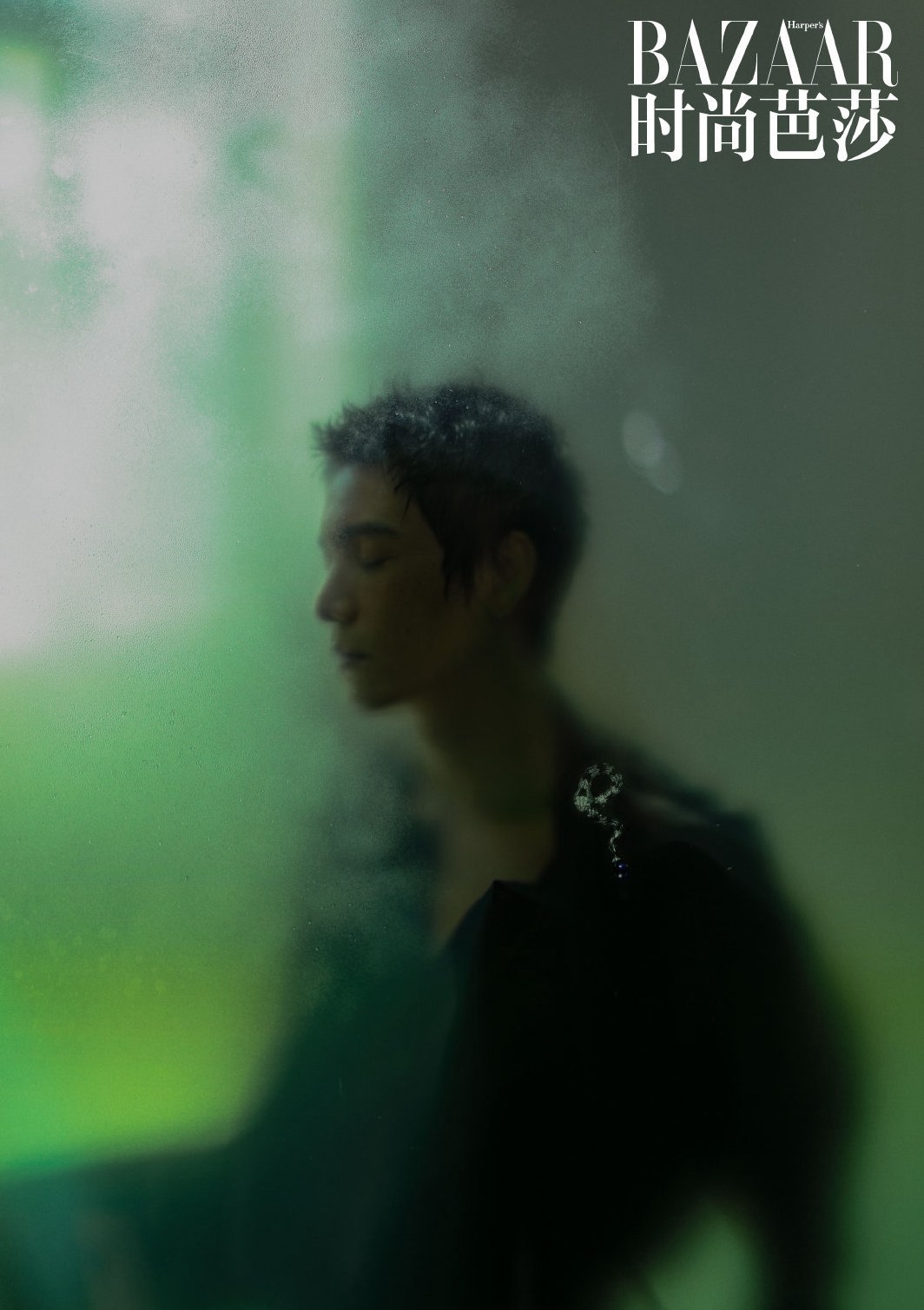 李冰冰陈坤气场十足芭莎合体封面高清照片