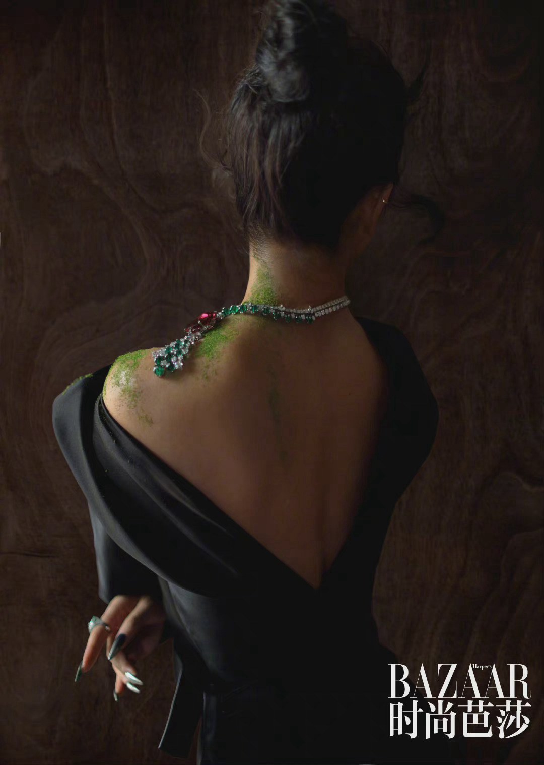 李冰冰陈坤气场十足芭莎合体封面高清照片