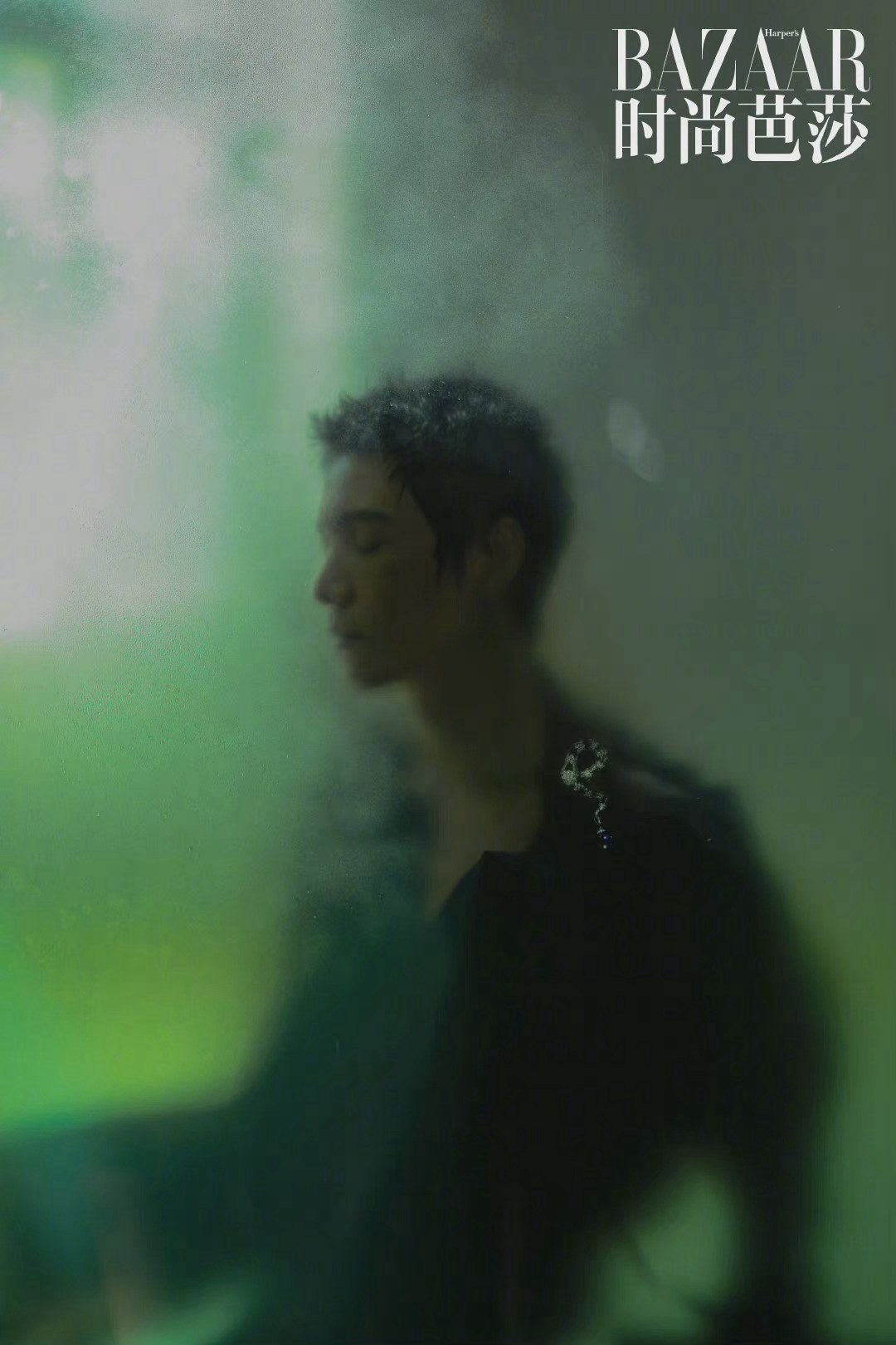 李冰冰陈坤气场十足芭莎合体封面高清照片