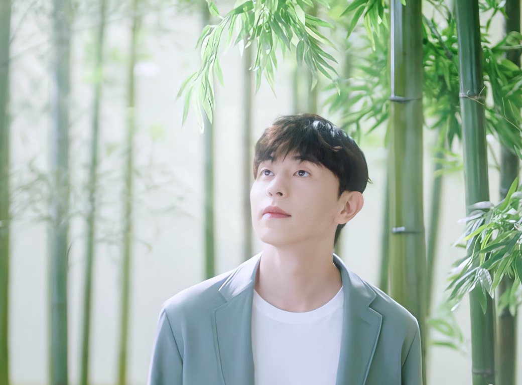 邓伦清爽干净斑布品牌代言图片