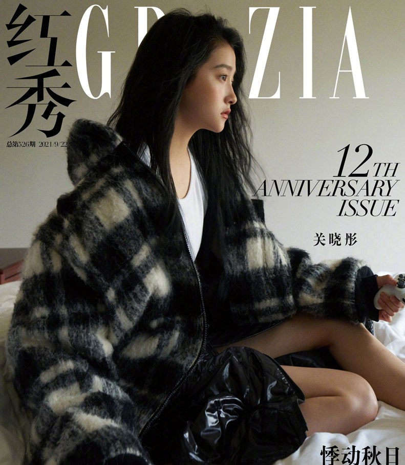 关晓彤酷飒风电玩酷女孩大片