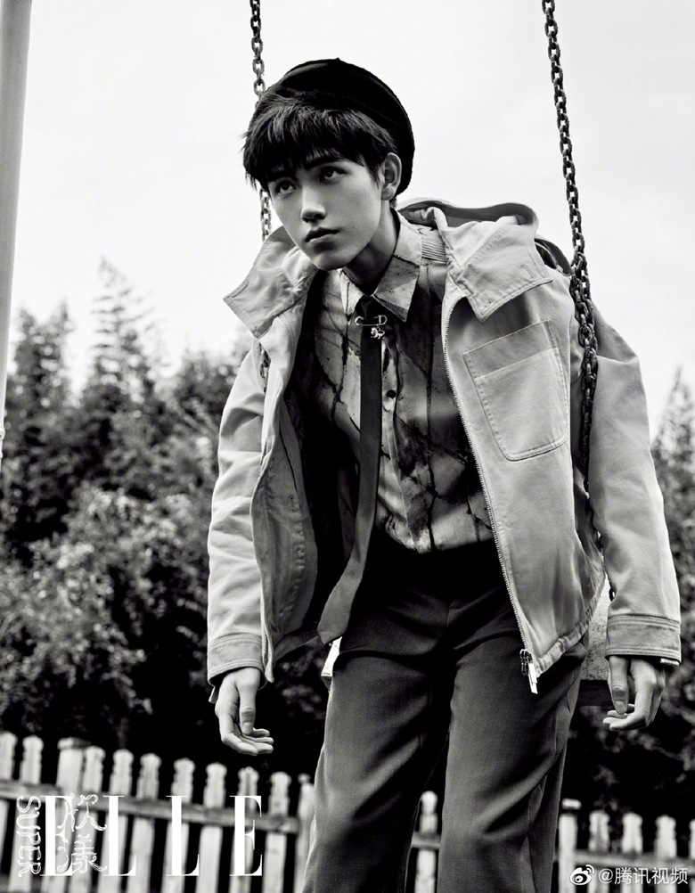 陈飞宇SuperELLE封面青春活力少年感十足