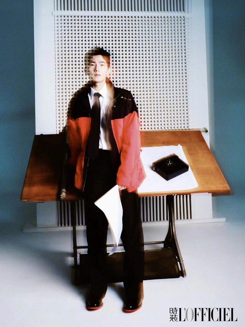 杨洋时装十月刊封面黑白情绪大片