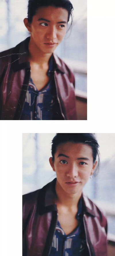 鲜肉时期的木村拓哉颜值巅峰照片
