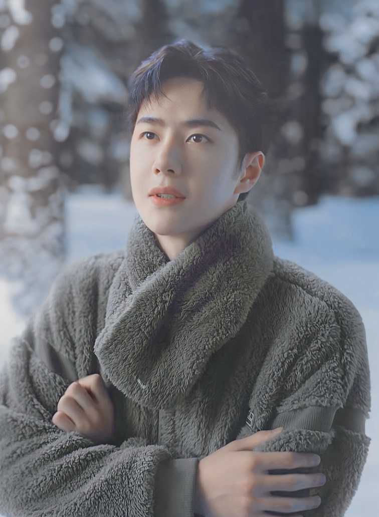 被王一博绒化了王一博蕉内品牌温暖代言照