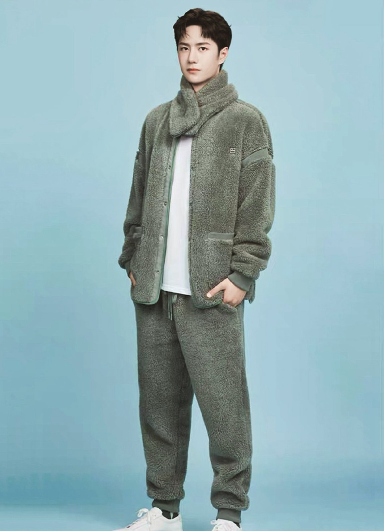 被王一博绒化了王一博蕉内品牌温暖代言照