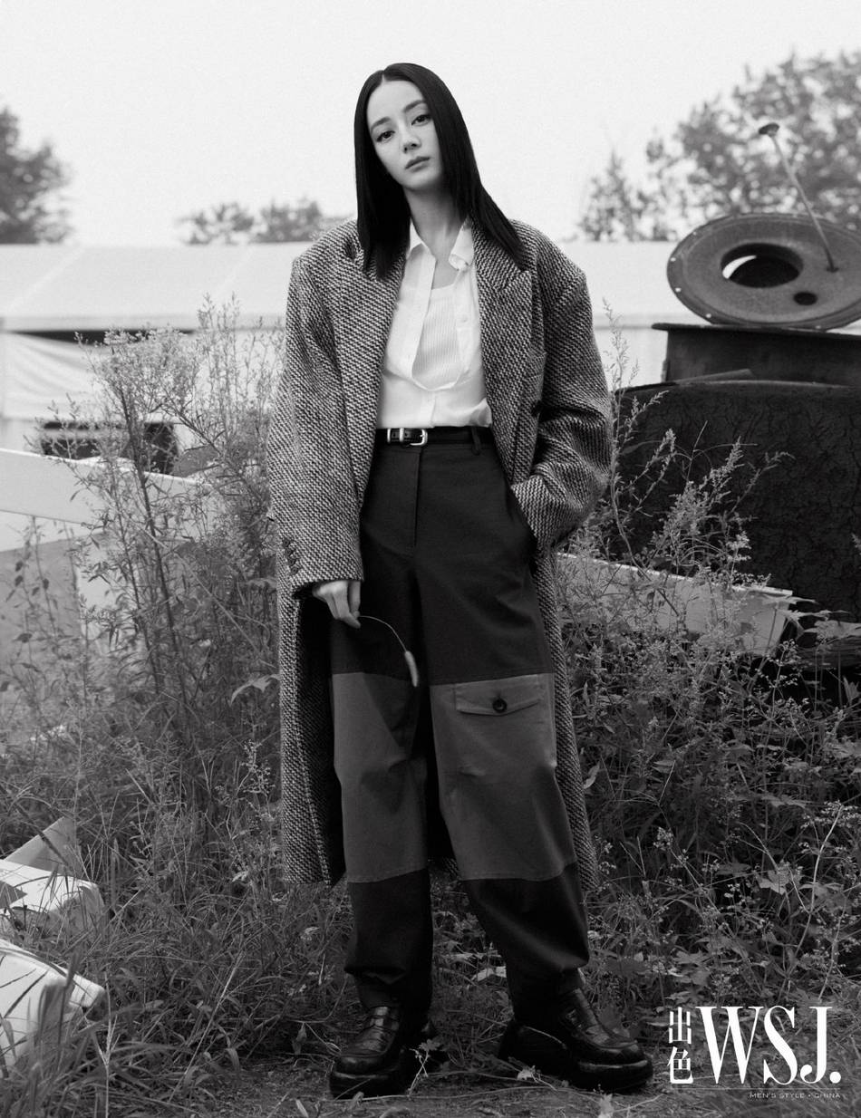 迪丽热巴男友风造型氛围感十足