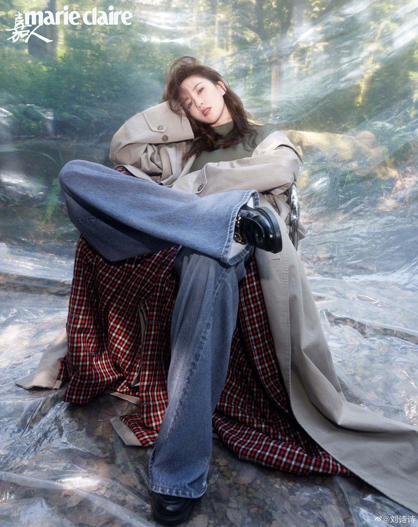刘诗诗《嘉人》慵懒随性秋日氛围感写真大片
