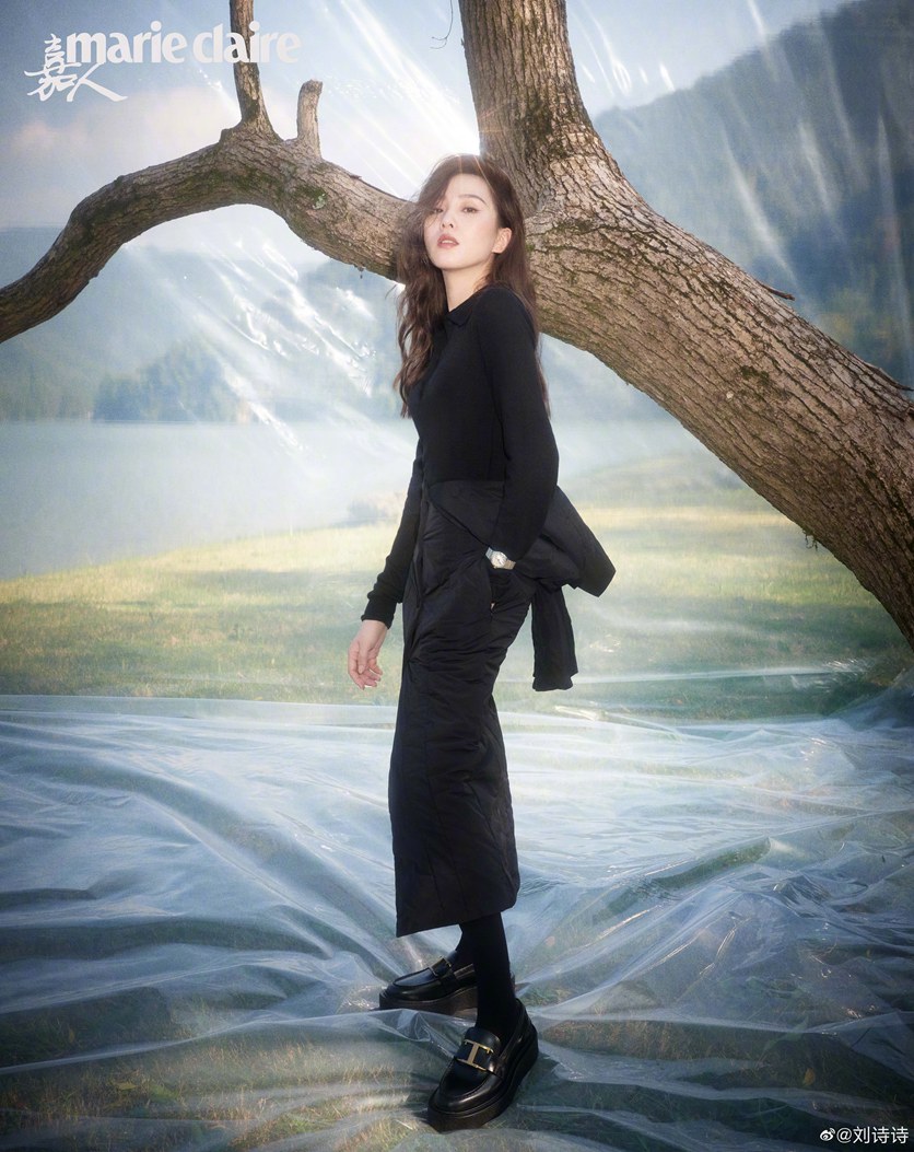刘诗诗《嘉人》慵懒随性秋日氛围感写真大片
