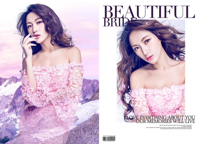 性感红唇美女模特傲人上围私拍