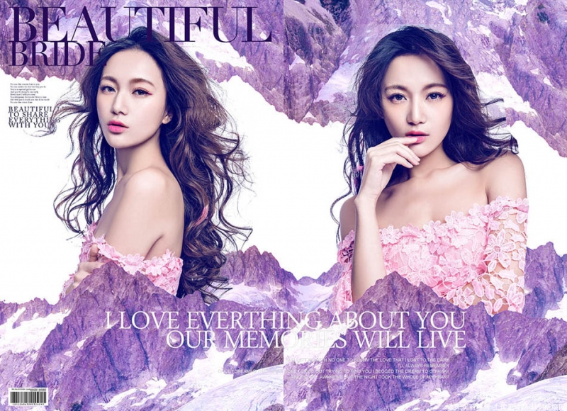 性感红唇美女模特傲人上围私拍