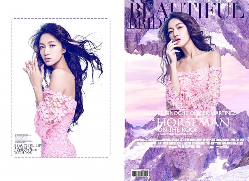 性感红唇美女模特傲人上围私拍