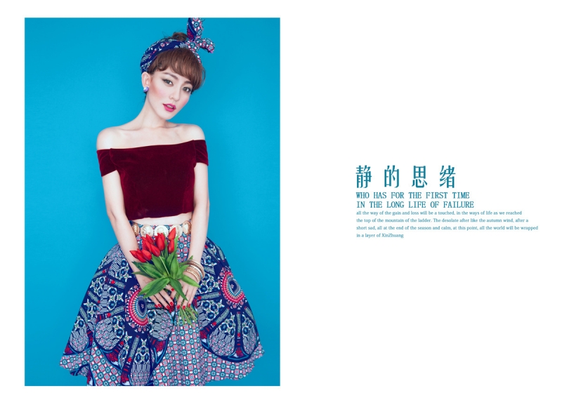 优雅美女香肩美腿性感迷人美图