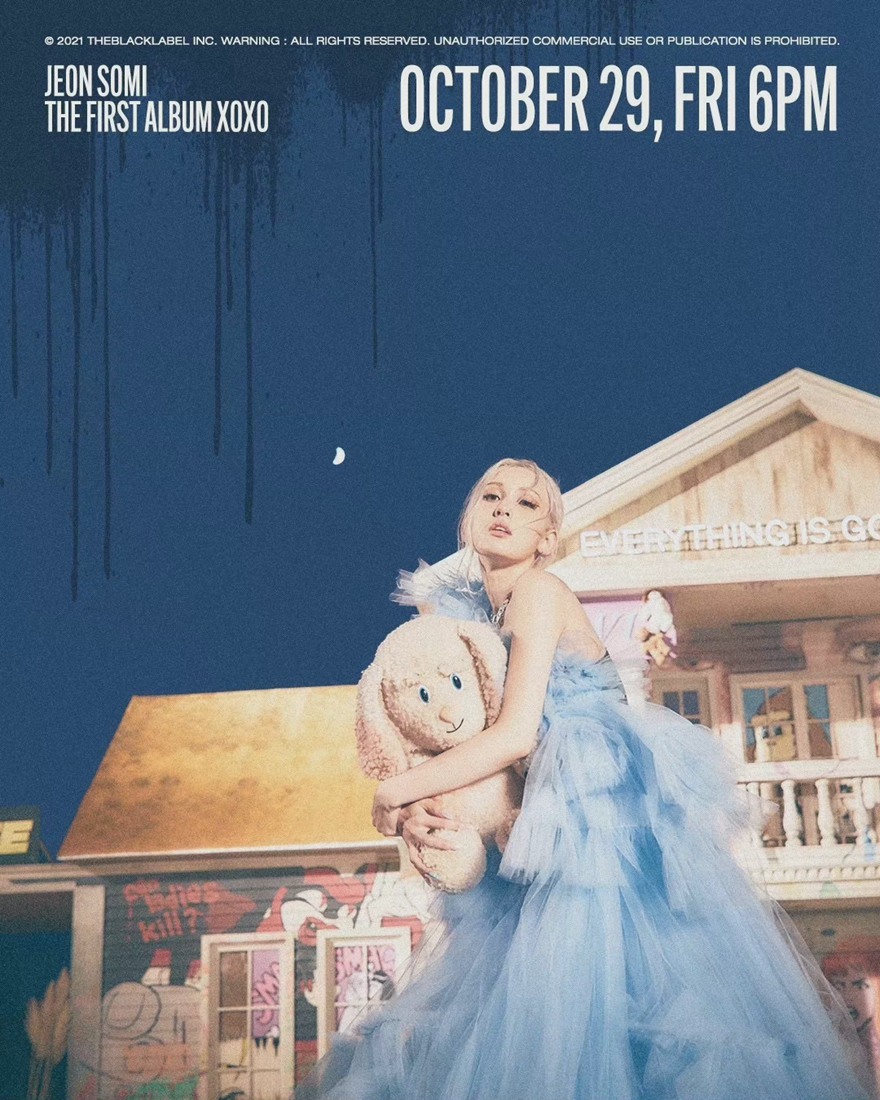 全昭弥somi俏皮公主风格预告海报图片