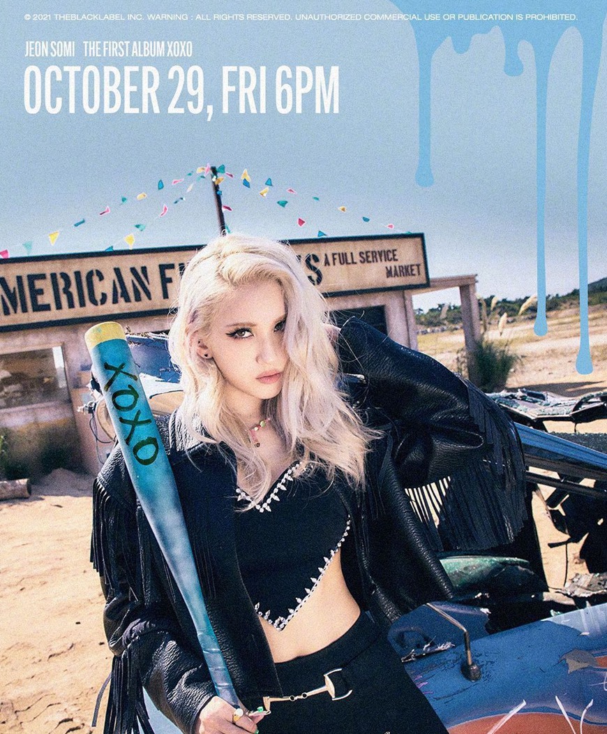 全昭弥somi俏皮公主风格预告海报图片