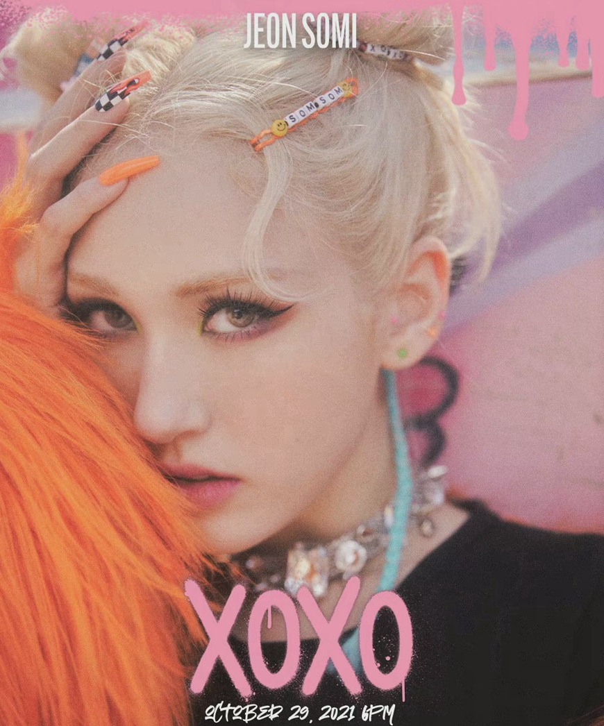 全昭弥somi俏皮公主风格预告海报图片