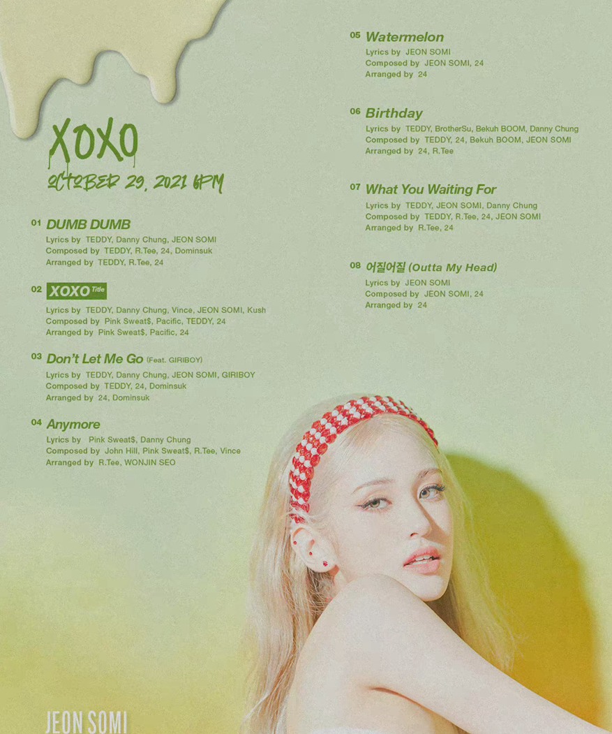 全昭弥somi俏皮公主风格预告海报图片