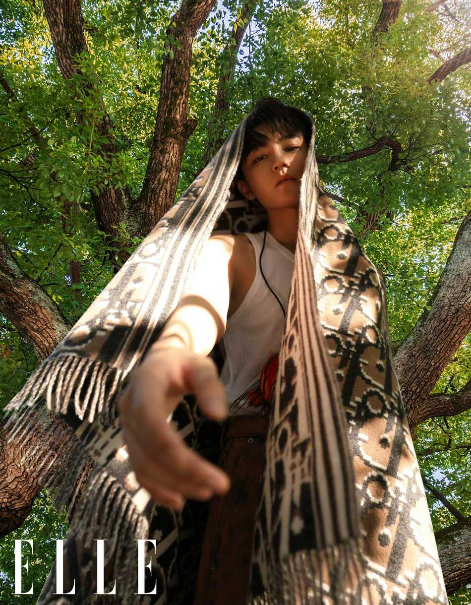 王俊凯置身于大自然潇洒恣意写真