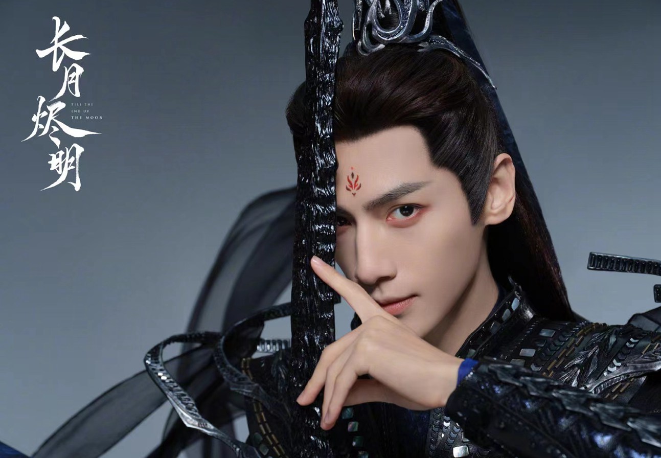 罗云熙魔神黑衣造型飒爽神秘惊喜感图片