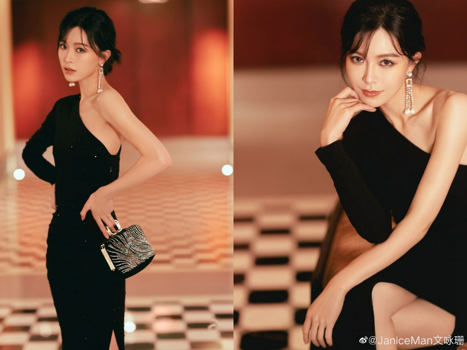 文咏珊身材性感神情妩媚活动写真