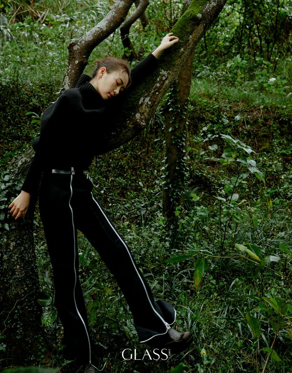 童瑶气质空灵脱俗宛如林中精灵