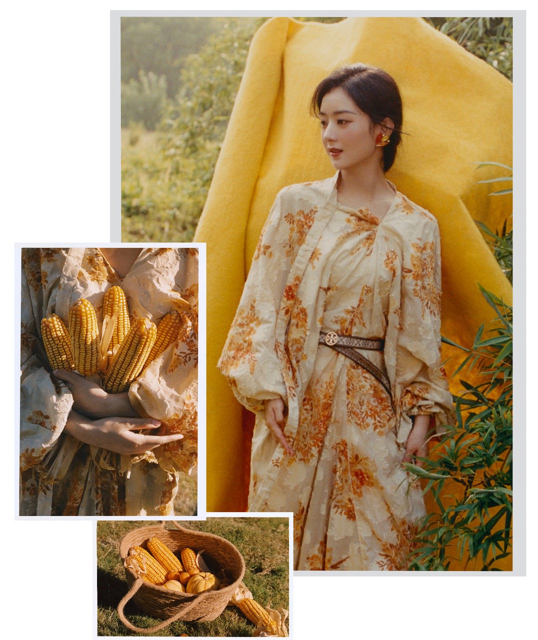 赵丽颖《幸福到万家》角色主题暖冬慵懒封面大片