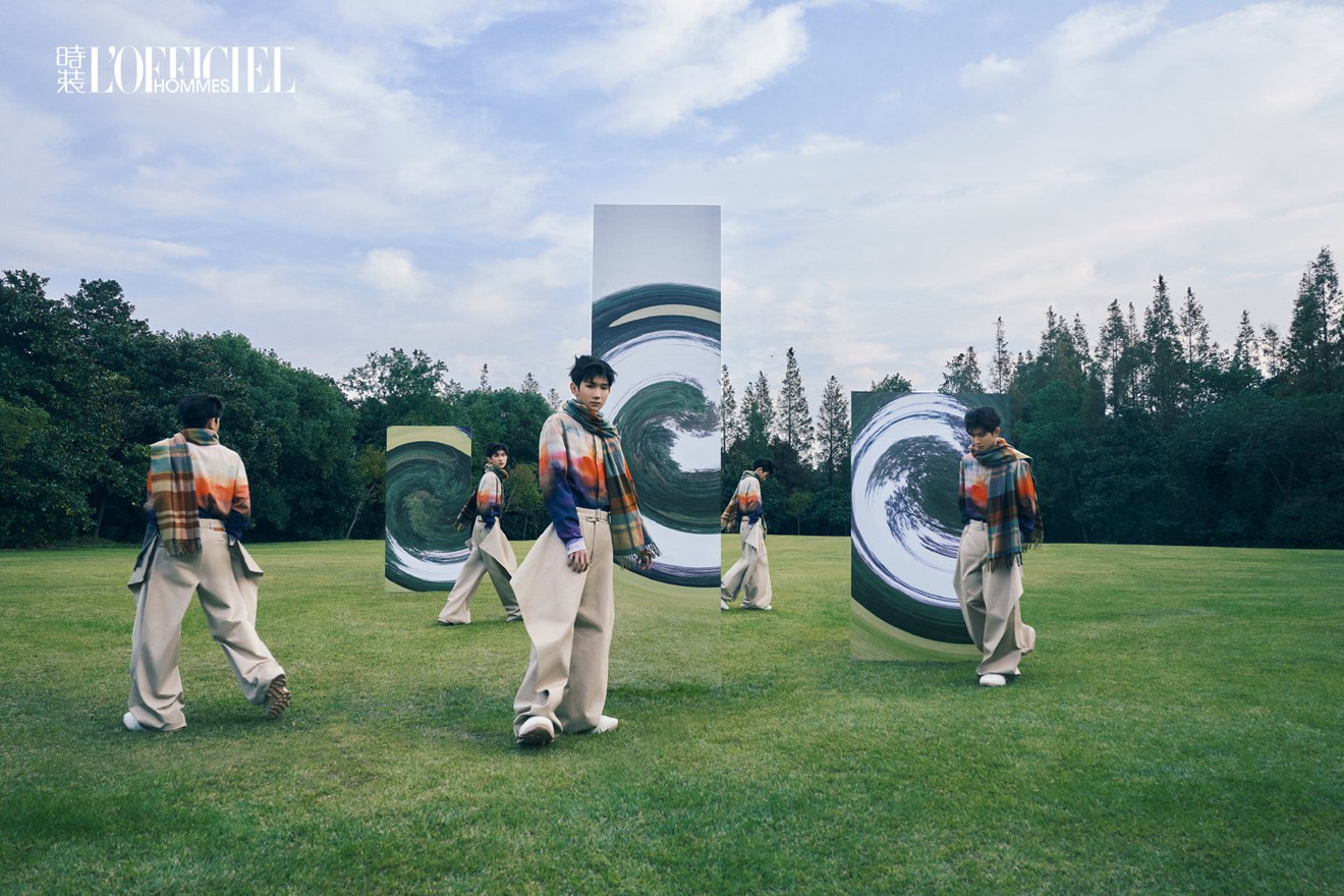 王源《时装男士》镜中之境大片帅气迷人