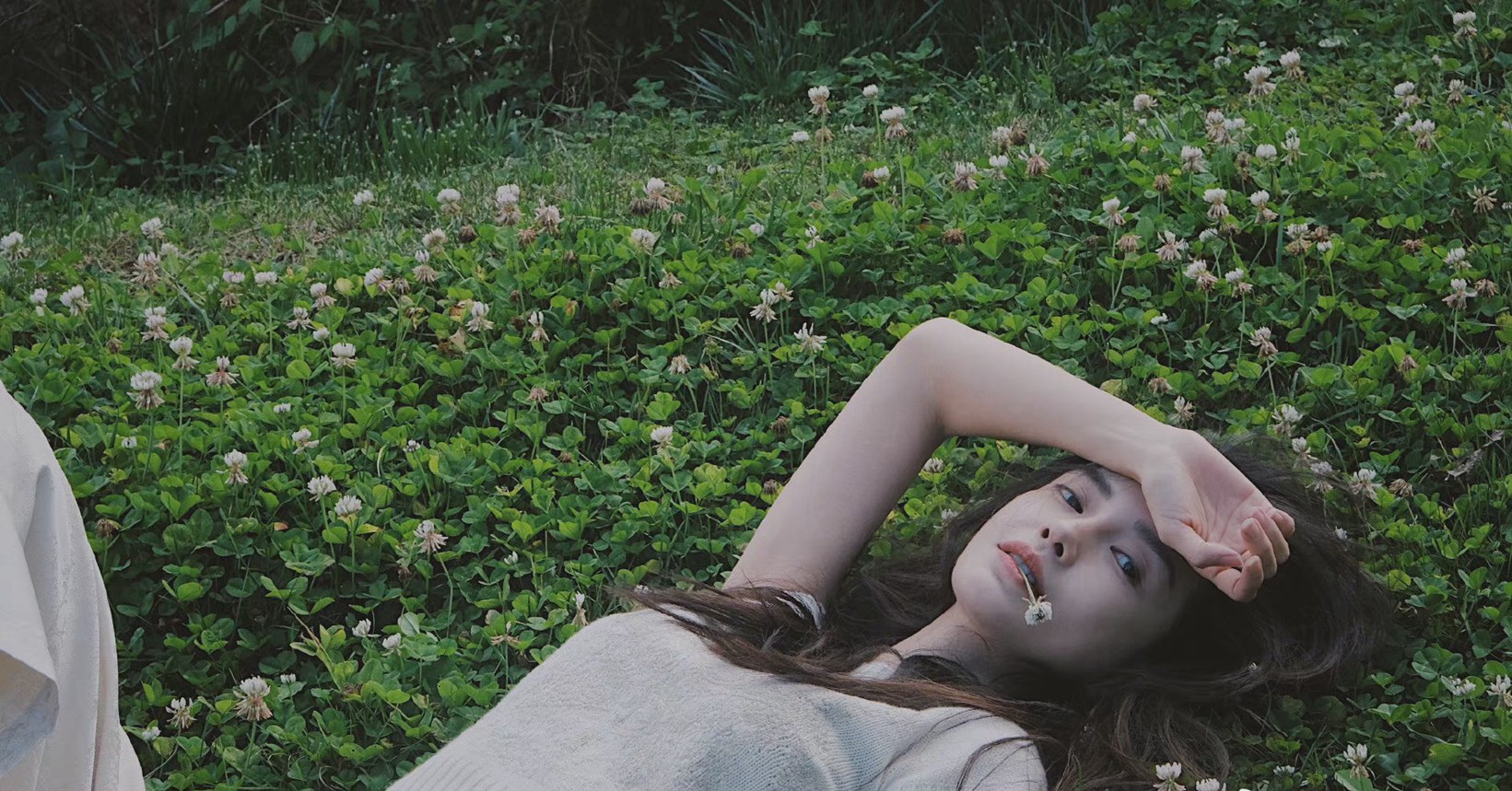 Angelababy返璞归真瑞丽四封面眼神灵动森系感满满