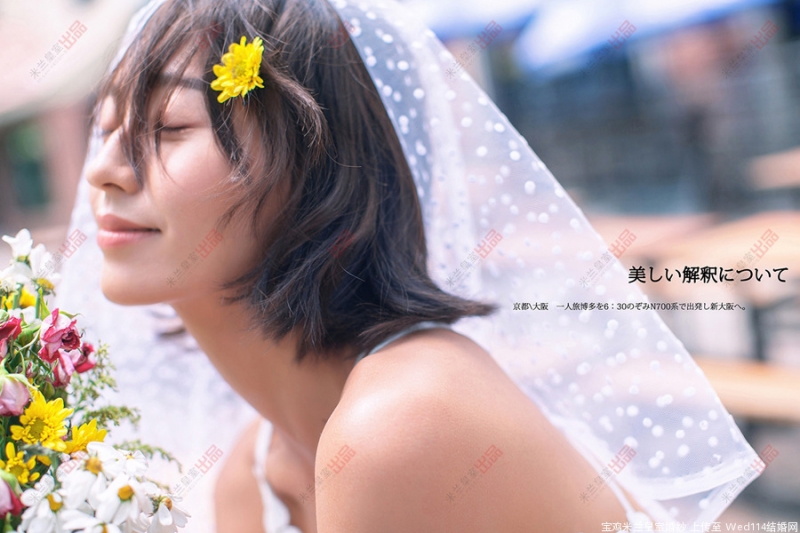 短发美女精致侧颜唯美逆光摄影