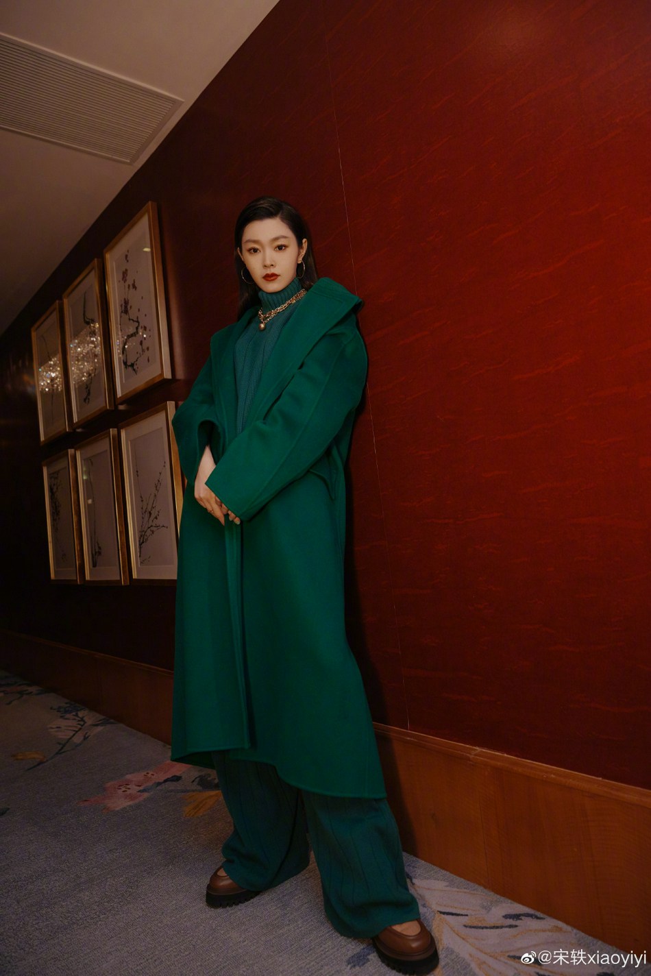 宋轶大背头造型冷艳又酷飒写真