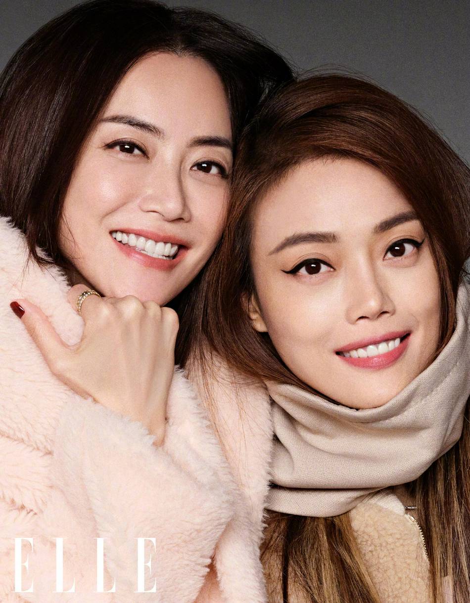 容祖儿Twins霍汶希姐妹情深时尚写真