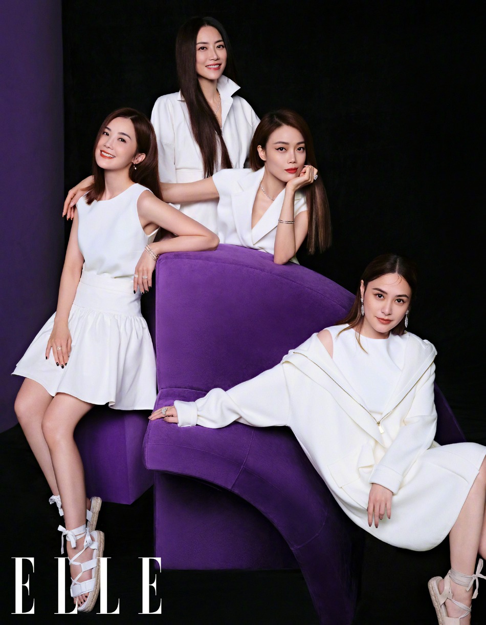 容祖儿Twins霍汶希姐妹情深时尚写真