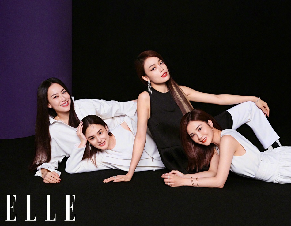 容祖儿Twins霍汶希姐妹情深时尚写真