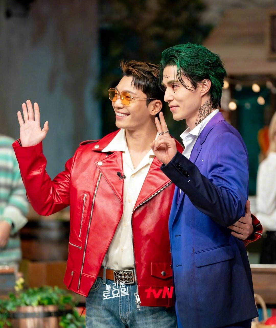 李栋旭小丑造型潇洒邪魅氛围感满满