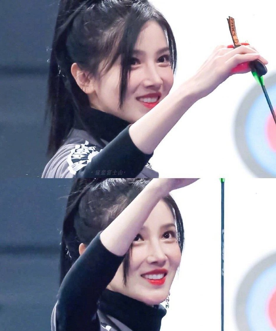 陈小纭《超新星运动会》射箭场上场下随拍高清照片