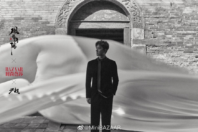 黄轩宋茜风起洛阳时尚芭莎写真