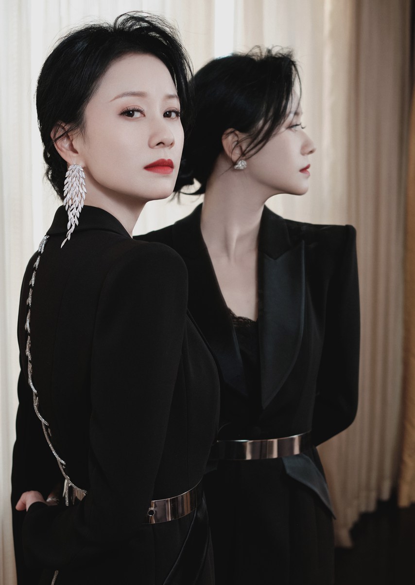 倪虹洁爱情神话路演生图由内到外自信迷人